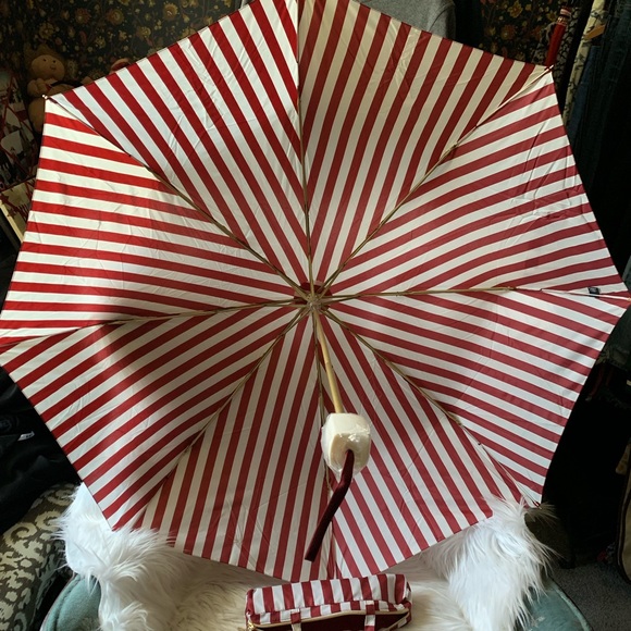 🎊Sold🎊Marc Jacobs White/Red Striped Umbrella - Picture 3 of 8